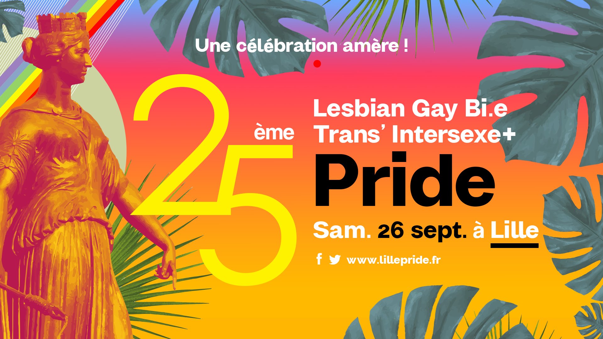 La LGBTI + Pride Lille le village, la marche des fiertés, les soirées