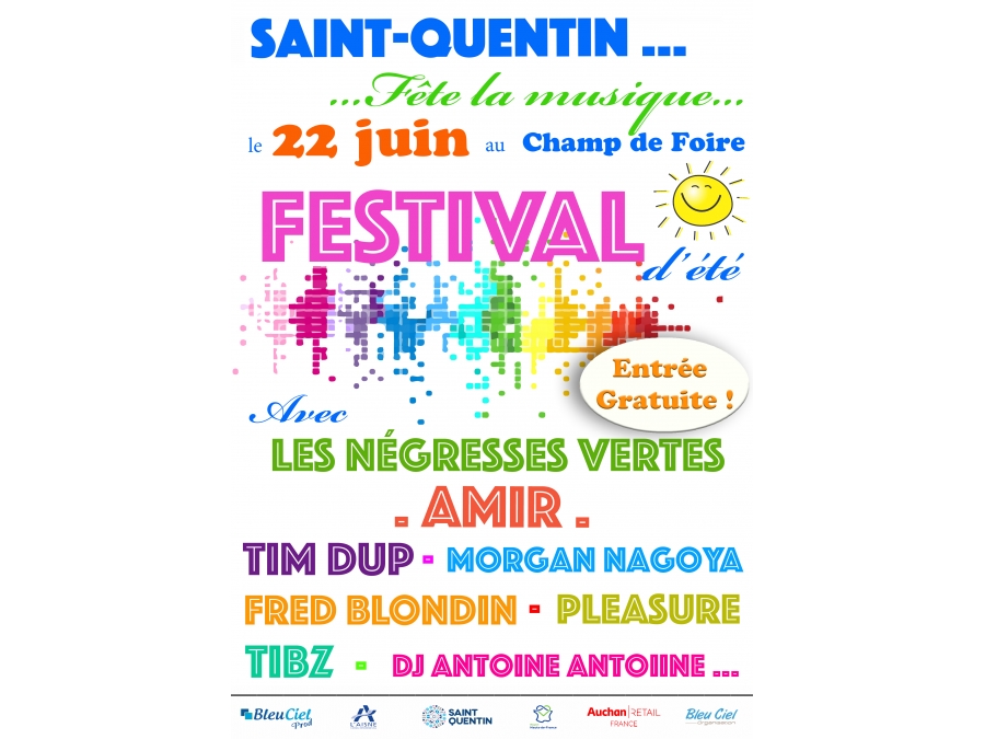 Festival SaintQuentin Fête la Musique, première édition Concerts