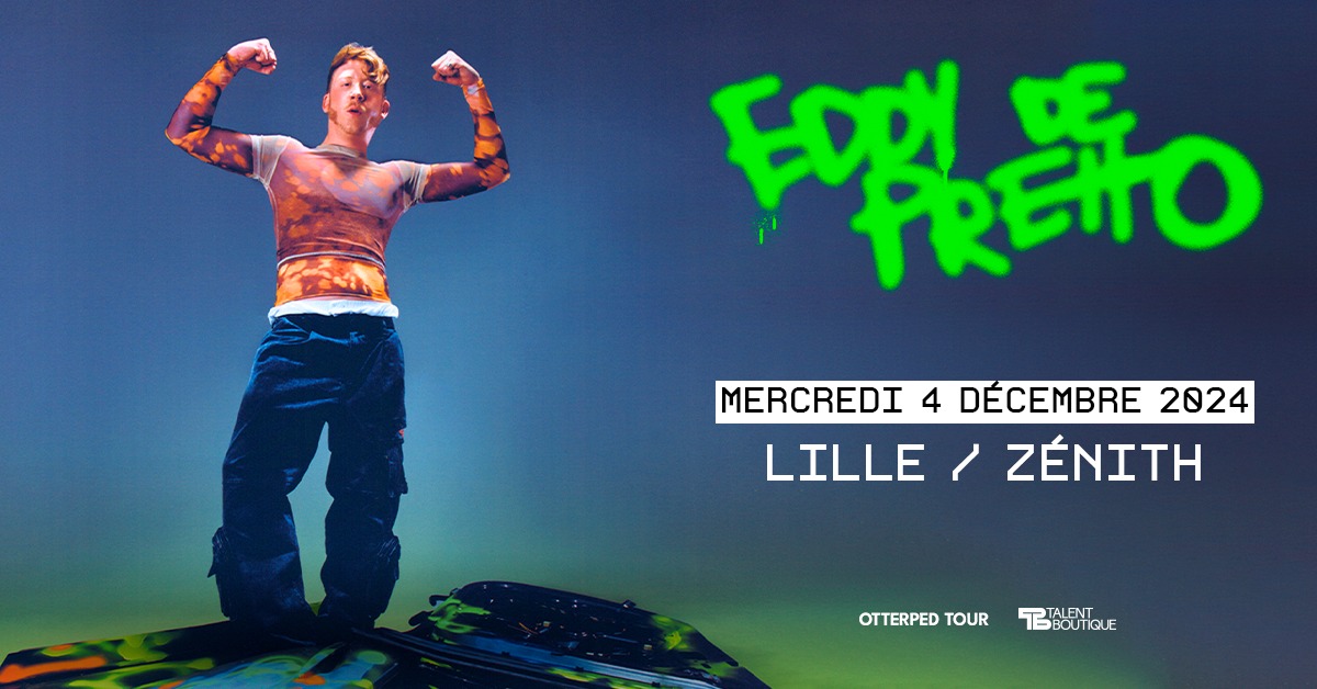 Eddy de Pretto en concert au Zénith de Lille