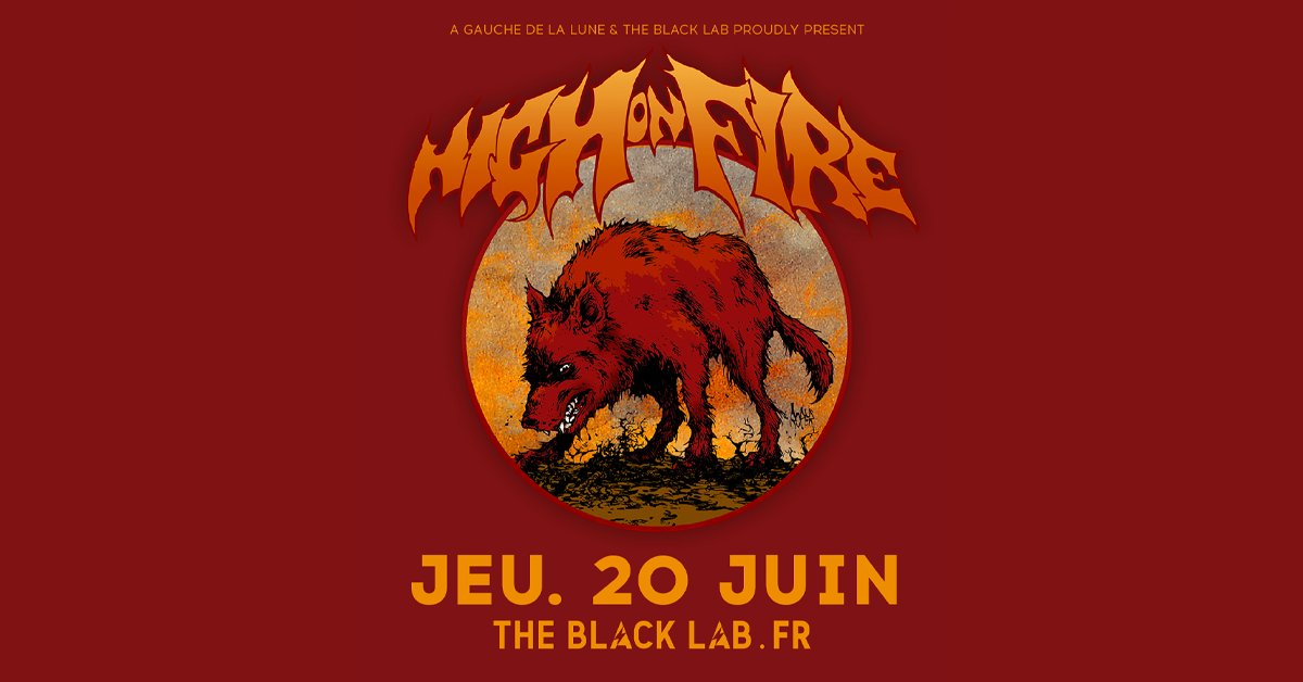 High on Fire en concert au Black Lab