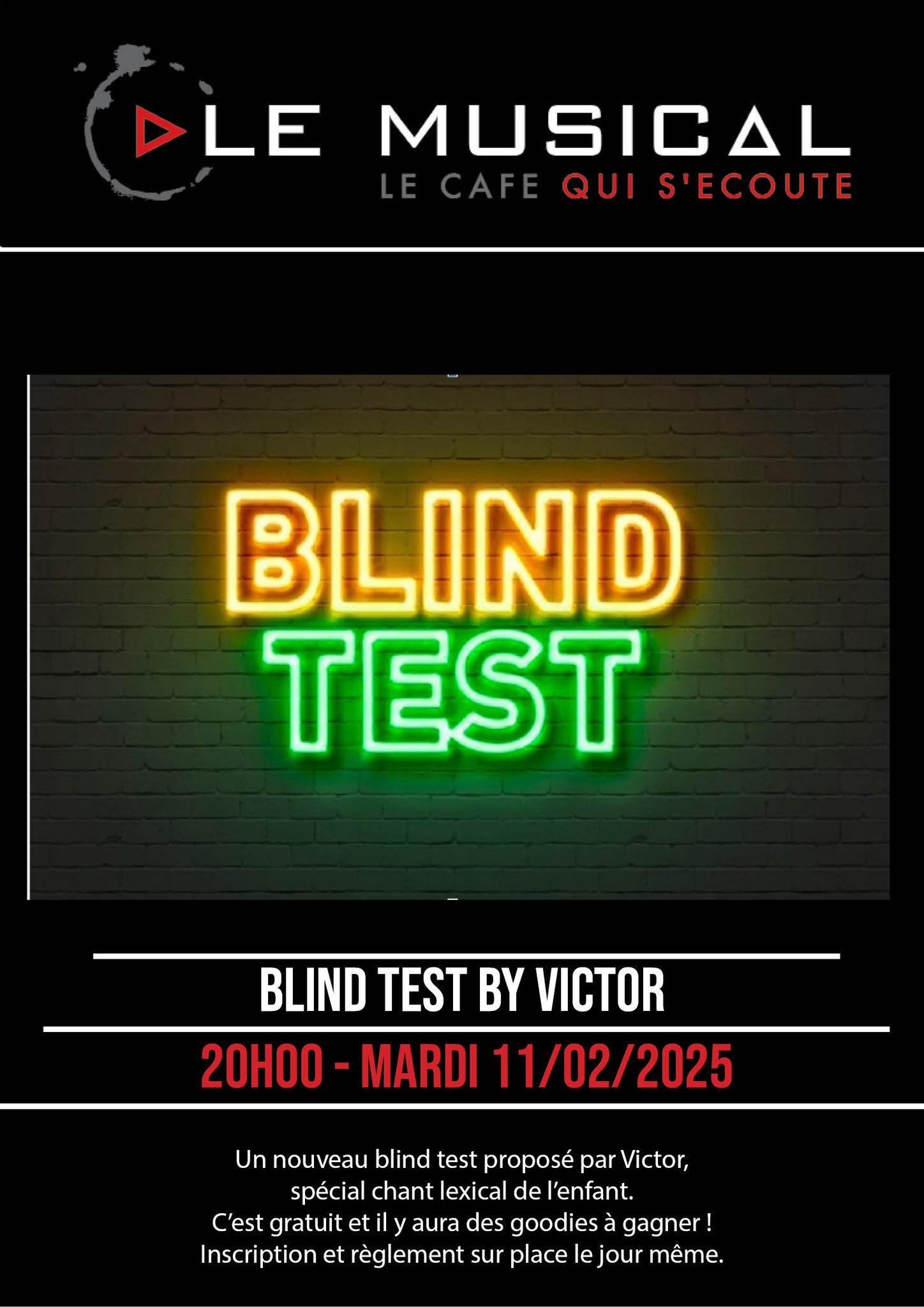 Blind test