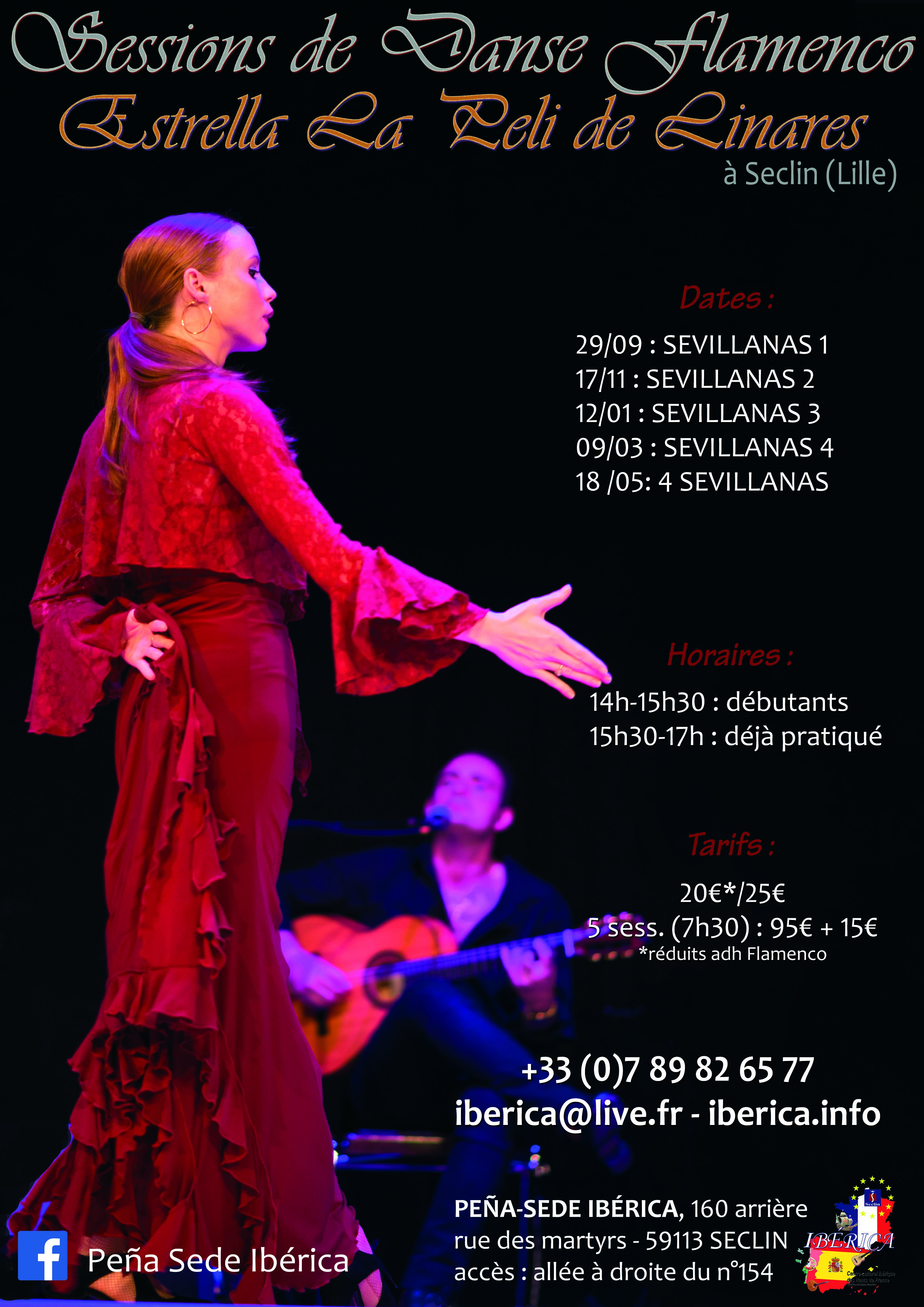 Stages de danse Flamenco Sevillanas Ibérica