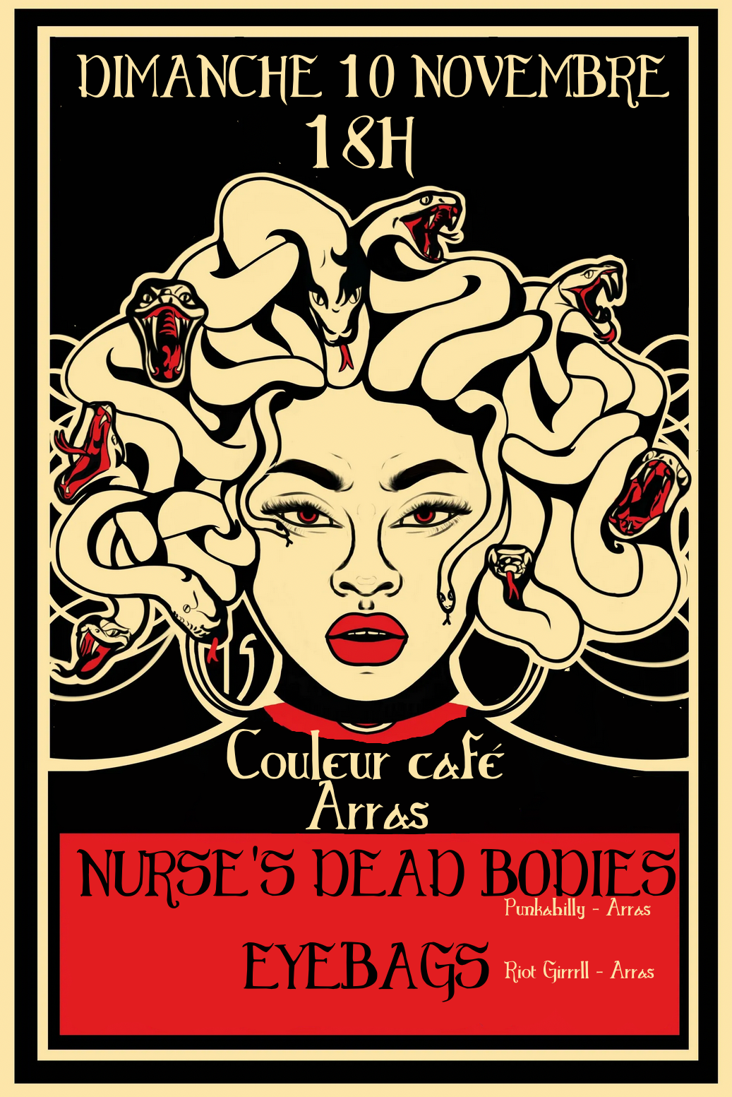 Nurse’s Dead Bodies + Eyebags