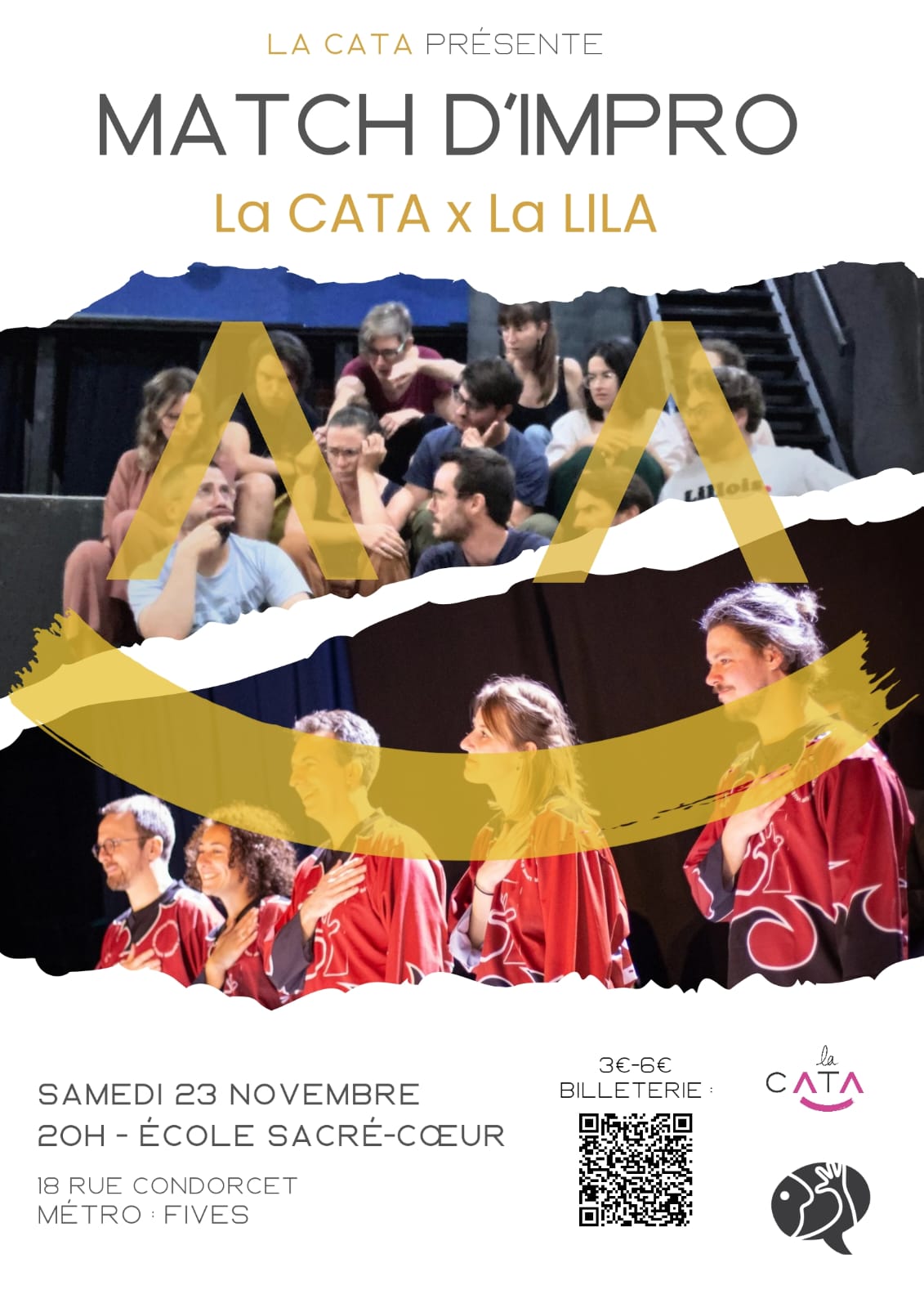 Match d’impro : la CATA vs la LILA