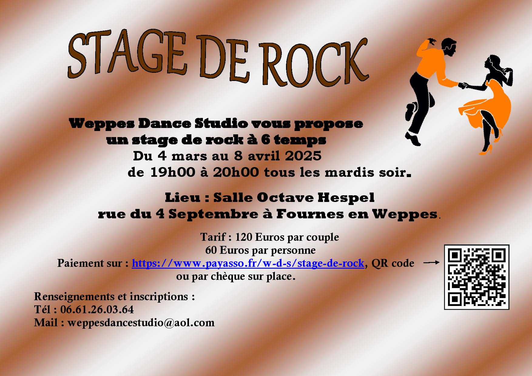 Cours de Rock à 6 temps