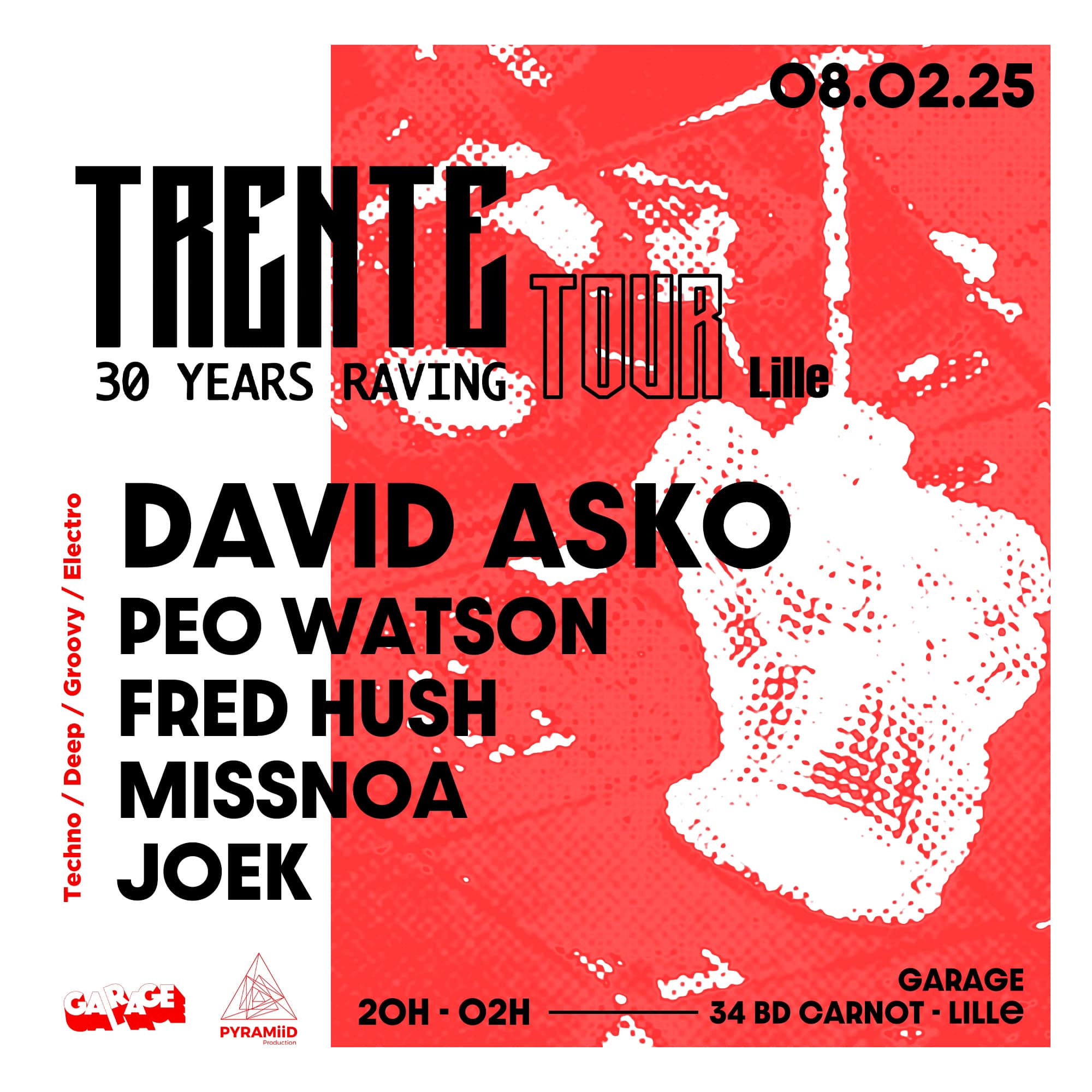 David Asko célèbre 30 ans de techno à Lille