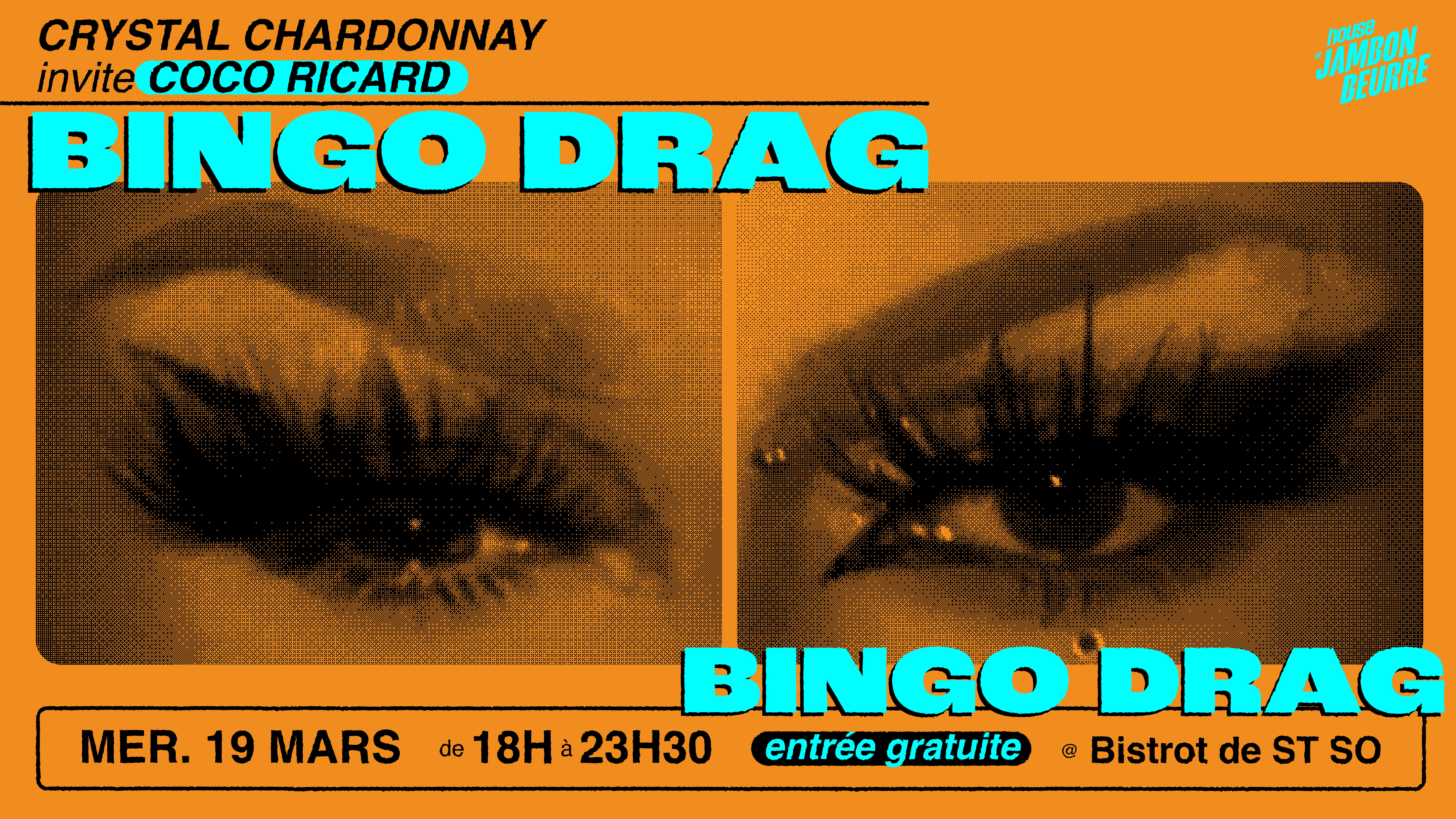 Bingo Drag avec Crystal Chardonnay et Coco Ricard