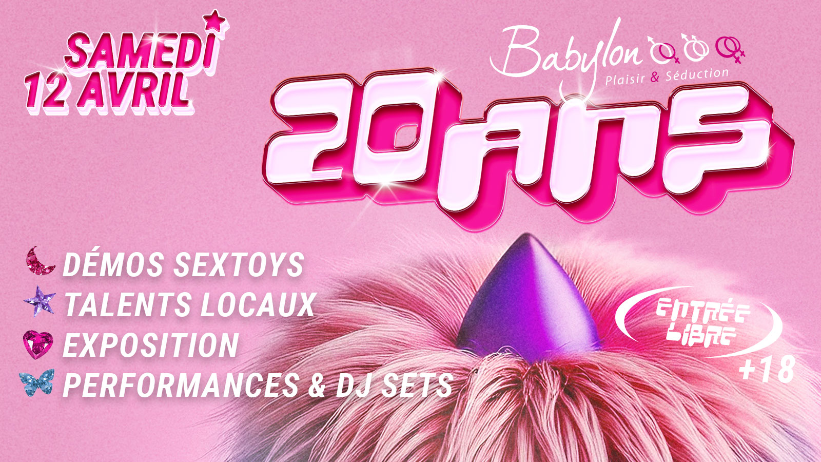 20 ans Babylon Loveshop – Démos, expo & performances