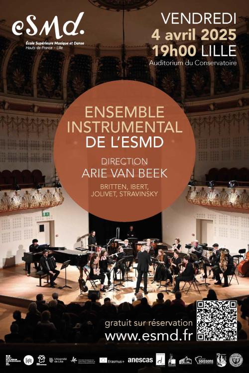 Ensemble instrumental de l’ESMD dir. Arie Van Beek