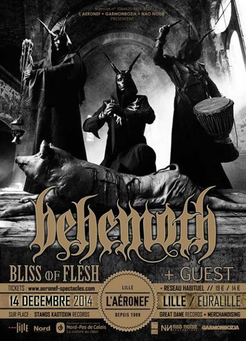 Behemoth + Bliss of Flesh + Guest