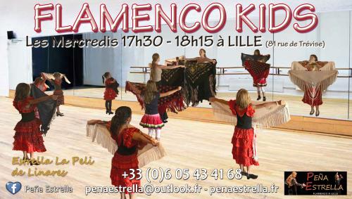 Flamencokids cours de danse par La Peña Estrella