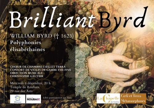 « Brilliant Byrd »  : polyphonies élisabéthaines en mémoire des 400 ans de la mort de William Byrd