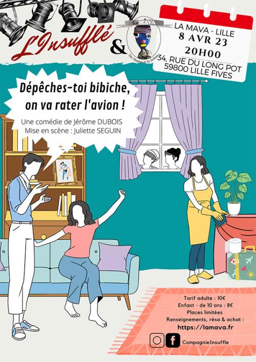 Dépêche-toi bibiche, on va rater l’avion !