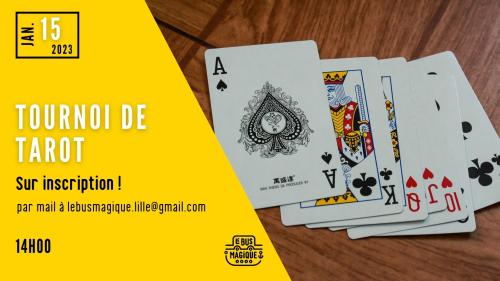 Tournoi de tarot au Bus Magique