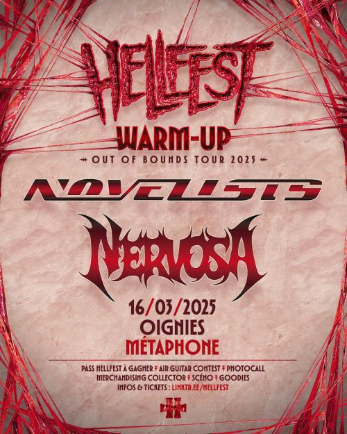 Warm-up Hellfest avec Novelists + Nervosa