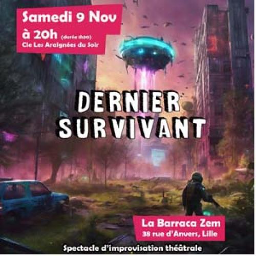 Dernier survivant, un spectacle d’impro théâtrale