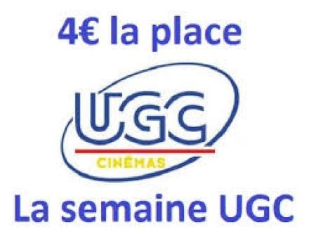 La semaine UGC : Des places à 4€ !