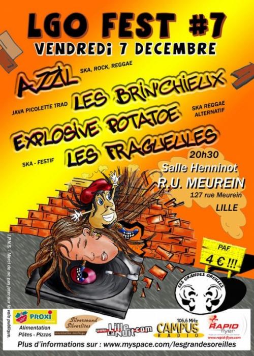 les Fragueules + les Explosive Potatoes + les Brin’Chieux + Azzil