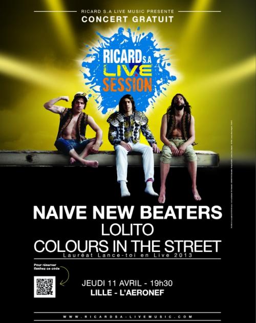 Naive New Beaters + Colours in The Street + Lolito