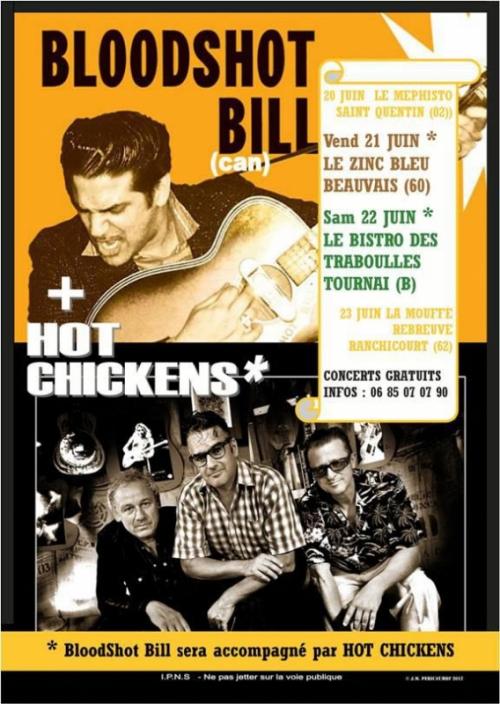 Hot Chickens + Bloodshot Bill