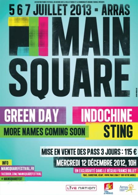 Les premiers noms du Main Square Festival 2013 !