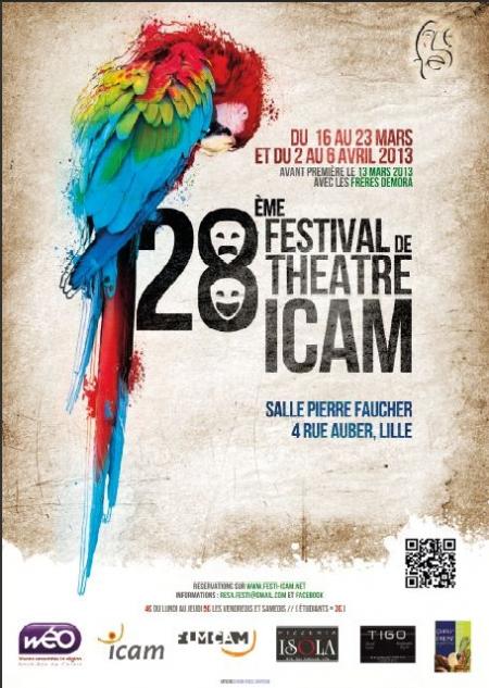 Le Festival Théâtre de l’ICAM recrute ses troupes !