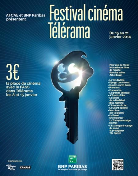 Festival Cinéma Télérama : les 15 meilleurs films de 2013 à 3¤