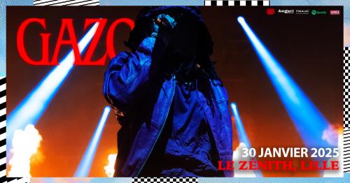 Gazo en concert au Zénith de Lille