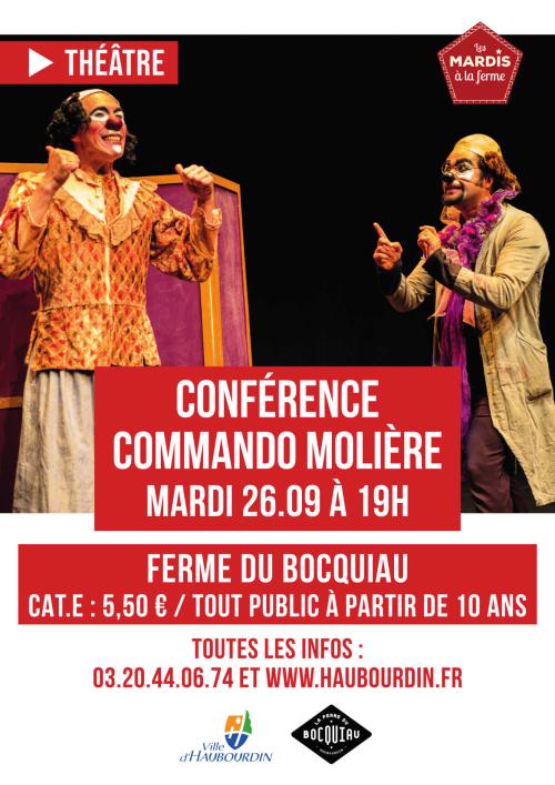 Conférence Commando Molière par Akli Menni
