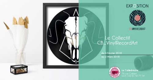 Sculptures 100% disques vinyles