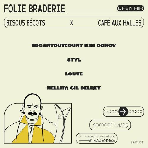 FOLIE BRADERIE avec Bisous Bécots et Café aux Halles