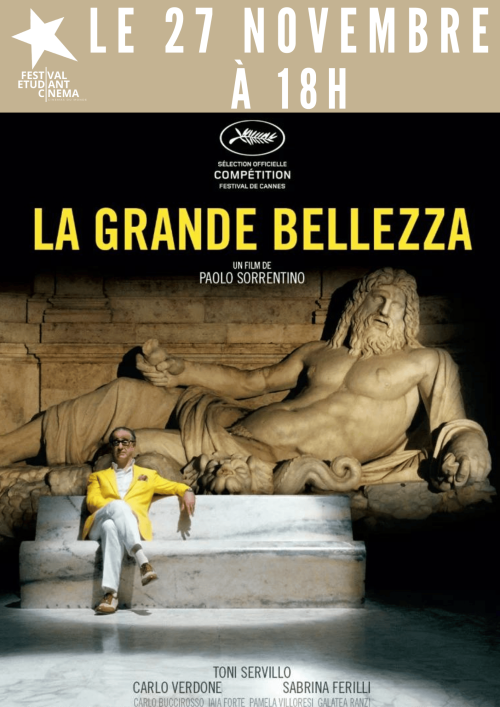 Ciné-débat – La Grande Bellezza – Festival Etudiant Cinéma