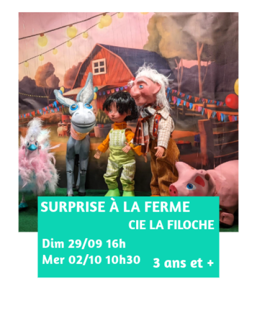 Surprise à la ferme – spectacle à la barraca zem