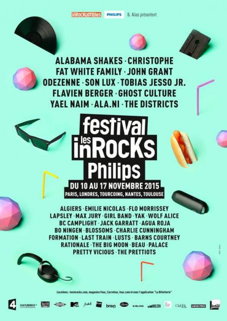 Festival les inRocKs Philips 2015 : Son Lux + Ghost Culture…