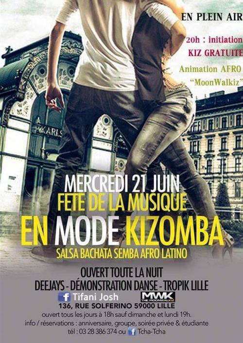 Soirée Kizomba pour la Fête de la Musique