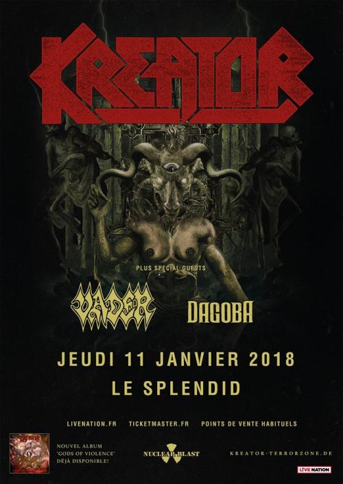 Kreator + Dagoba + Vader