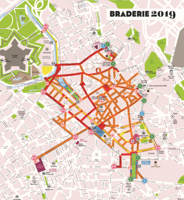 La Braderie de Lille 2019 : le plan, les courses, les inscriptions&#8230;