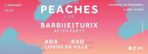 Peaches live + Barbi(e)turix after party