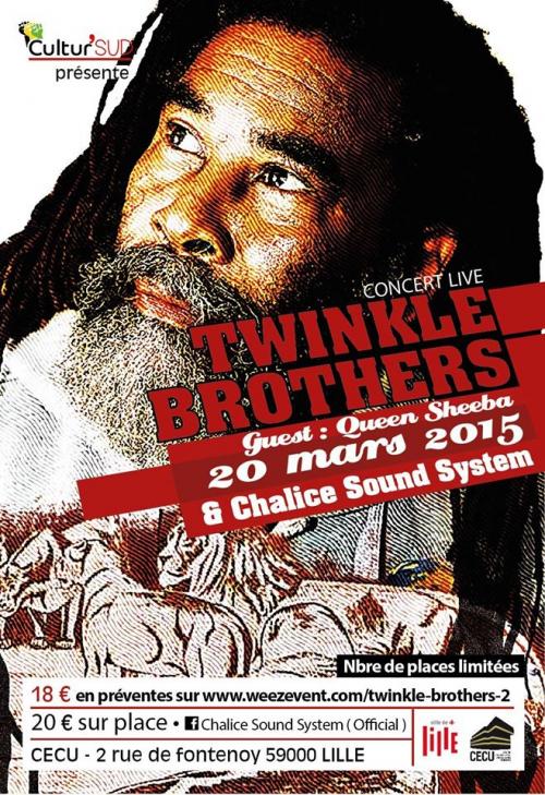 The Twinkle Brothers + Chalice Sound System + Queen Sheeba