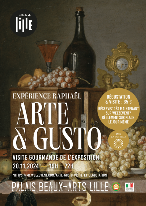 Arte & Gusto – Visite gourmande & expo Expérience Raphaël